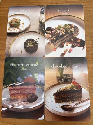 Desserts  at Hexagon in Koh Phangan