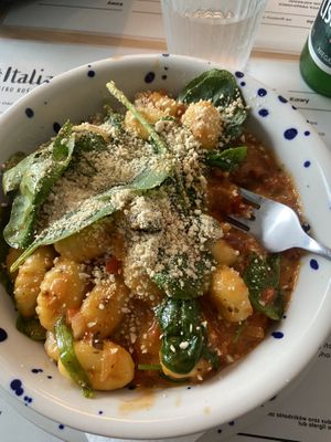 Gnocchi  at Vege Italia in Krakow