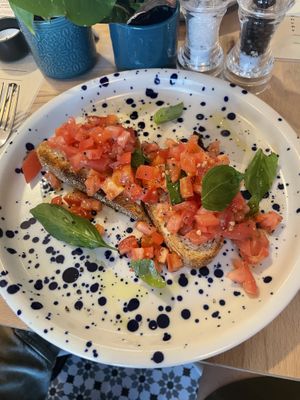 Bruschetta   at Vege Italia in Krakow