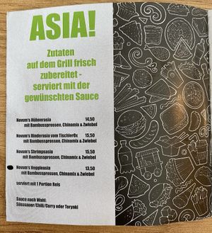 The novum's veggieasia with teryaki sauce is also vegan.   at Novum in Neukirchen Am Grossvenediger