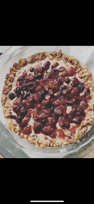 Raw cherry cashew cheesecake   at Suka Kitchen Culebra  in Culebra