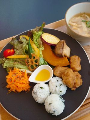 soy meat #Veganuary at Ryokufuan - 緑風庵 in Tokyo