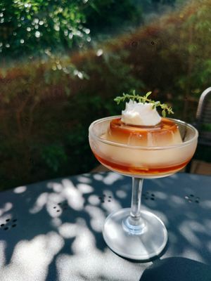 maple pudding #Veganuary at Ryokufuan - 緑風庵 in Tokyo