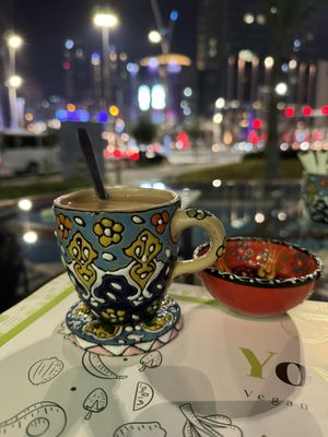 Karak tea  at Yovego  in Doha