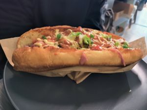 Hot dogi at Crusty Kuhna in Ljubljana