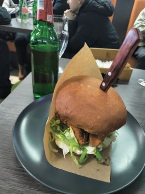 Zraven pa mrzel pirček. 👏 at Crusty Kuhna in Ljubljana