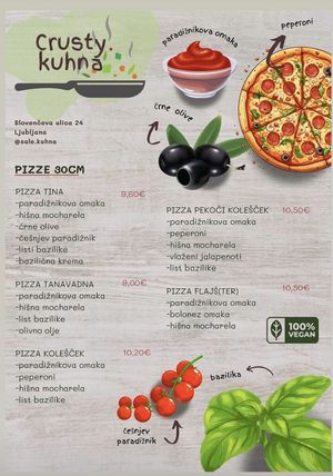 Pizza thursdays! at Crusty Kuhna in Ljubljana