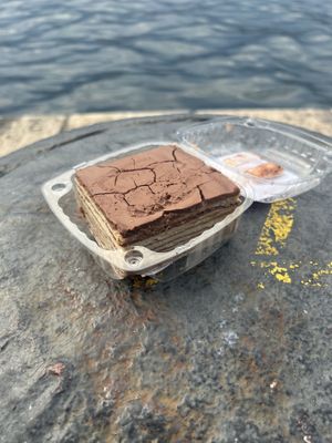 Later cake  at bio&bio in Rijeka