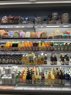 Selection of pre-made food  at bio&bio in Rijeka