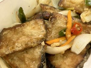Salt & Pepper Vegan Fish  at Veggie Garden  in Harrogate