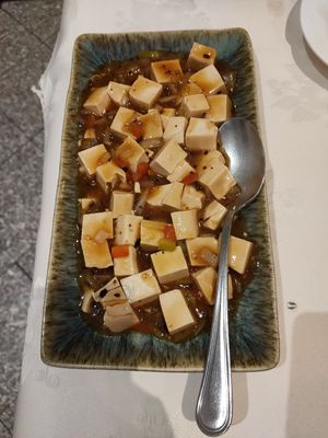 Spicy tofu (92) at La Giunca in Merano