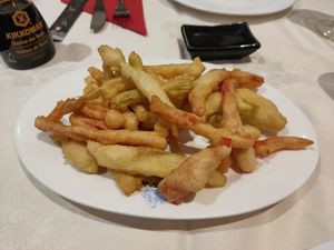 Tempura style veggies (6) at La Giunca in Merano