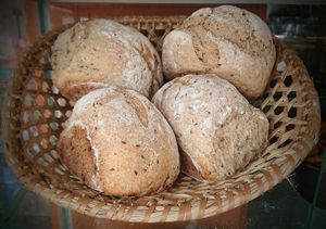 Pan de Masamadre at Raiz Cafe Boutique in Magdalena