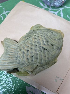 Matcha taiyaki   at ASAKUSA GURAKU in Tokyo