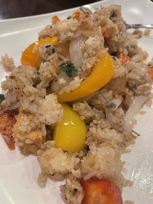 Basil fried rice- no egg  at Royal Thai Cafe in Kailua Kona