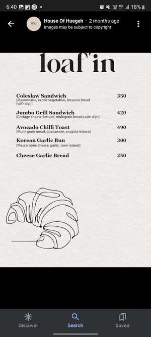 Many Vegan Dishes at House Of Huegah in Surat