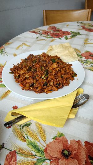 Kotthu vegan at Lakshmi in Cologne