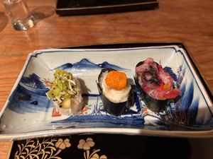 Vegan sushi kaiseki at Da Maede & Lapis in Kyoto