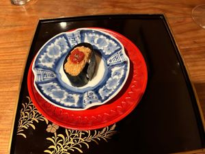 Vegan sushi kaiseki at Da Maede & Lapis in Kyoto