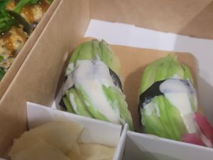 Avocado rolls. Plain in flavour, and not really worth it. at SushiYo  in Astana