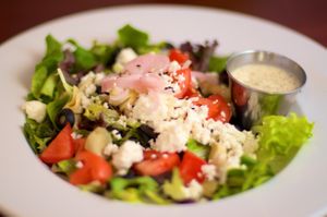 KC Salad - Vegan  Sesame Soy ( not pictured ) is our vegan salad dressing at Ruth's Parkside Cafe in Cincinnati