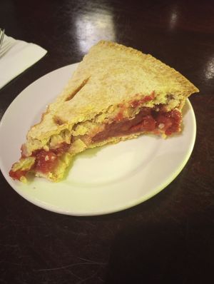 Cherry pie!! Loved it ❤️ at Ruth's Parkside Cafe in Cincinnati