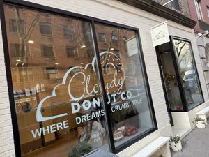 Exterior of donut store   at Cloudy Donut Co - NoLita in New York City