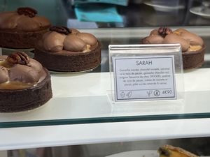 Sarah  at Les Belles Âmes Pâtisserie in Lyon