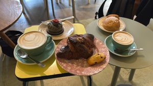   at Les Belles Âmes Pâtisserie in Lyon