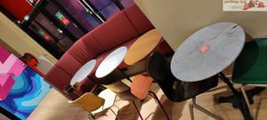 Cosy seats at Soya - Boom Boom Villette   in Paris