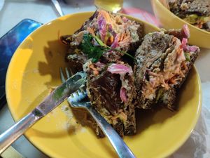 Club sandwich au bleu de Jay&Joy at Soya - Boom Boom Villette   in Paris