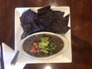 Black bean dip! Very tasty! at Sunflower Cafe in Fairhope