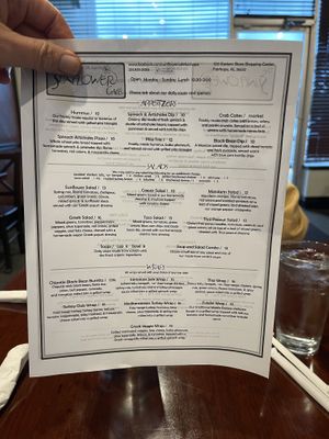 Great Menu Options   at Sunflower Cafe in Fairhope