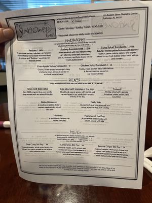   at Sunflower Cafe in Fairhope