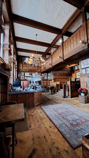 Entrance Hall #Veganuary at The Beach House in Milford On Sea