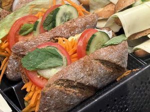 salad roll  at YORMA'S - Hbf München Gleis 26 - Kiosk in Munich