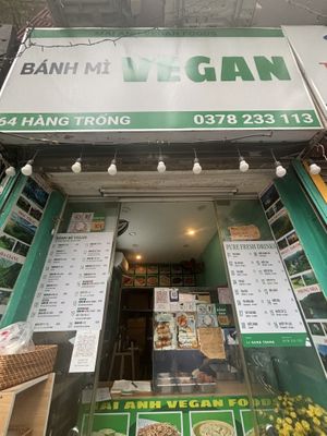   at Banh Mi Vegan in Hanoi