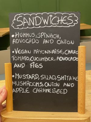 Sandwiches  at Santeta Vegana in Barcelona