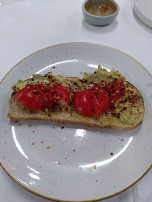 Avocado and tomato sourdough (August 2025) at Tesco Cafe in Aberystwyth