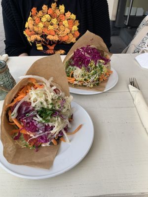 Falafel Sandwich normal und scharf at Krawummel in Muenster