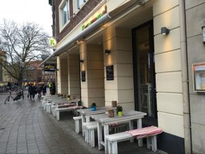 outside at Krawummel in Muenster