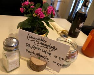 table at Krawummel in Muenster