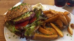 Super K burger at Krawummel in Muenster