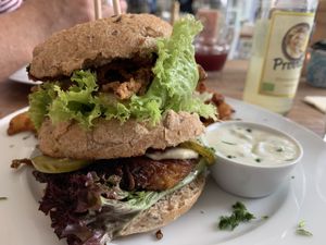 The amazing Big K burger at Krawummel in Muenster