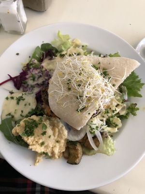 Falafel Teller at Krawummel in Muenster