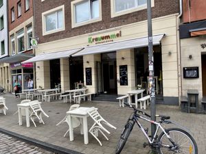 outside at Krawummel in Muenster