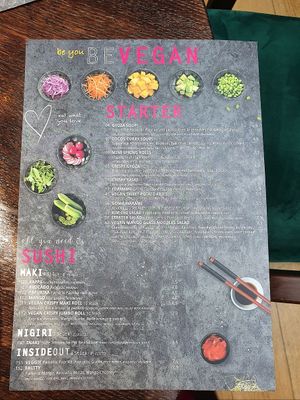 Menu  at TO KYO in Ulm