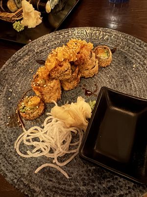 Vegan crispy maki rolls  at TO KYO in Ulm
