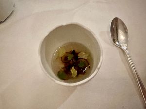 Vegan tasting menu January 2024  at Ormer Mayfair in London