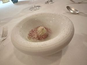 Vegan tasting menu January 2024  at Ormer Mayfair in London